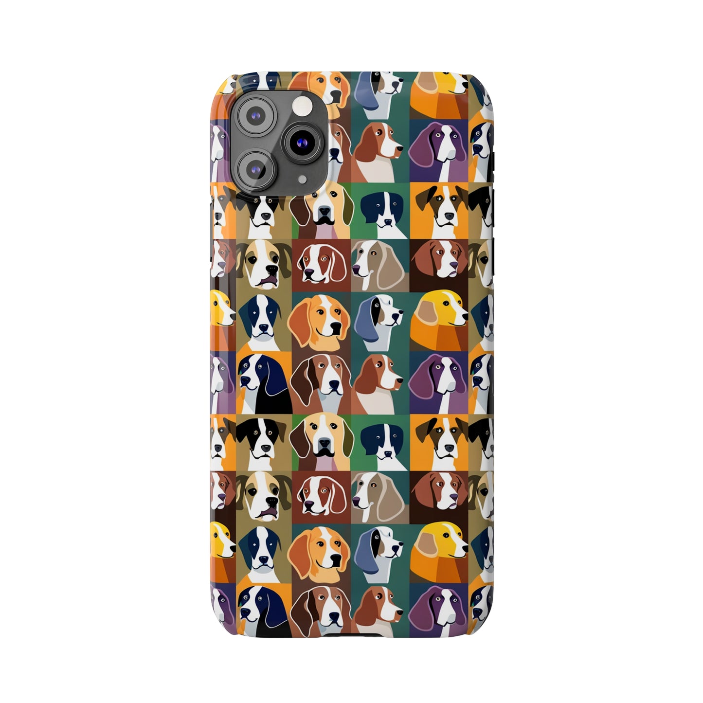 Dog Lovers Print Slim I Phone Case