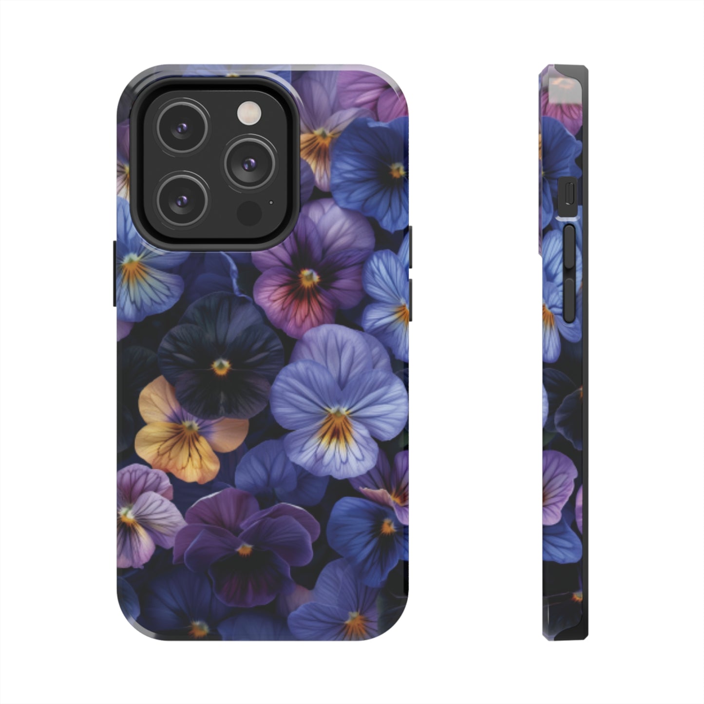 Pansy Flowers Tough iPhone Case - Ruppy's Creations