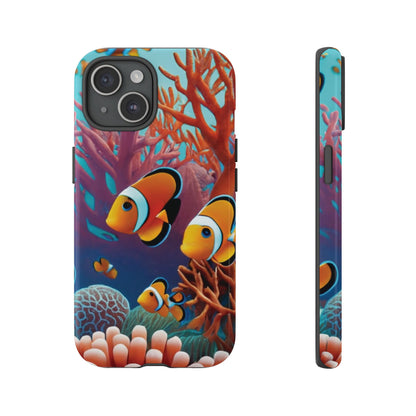 Coral Reef Cell Phone Tough Cases For I Phone, Samsung Galaxy and Google Pixel - Ruppy's Creations