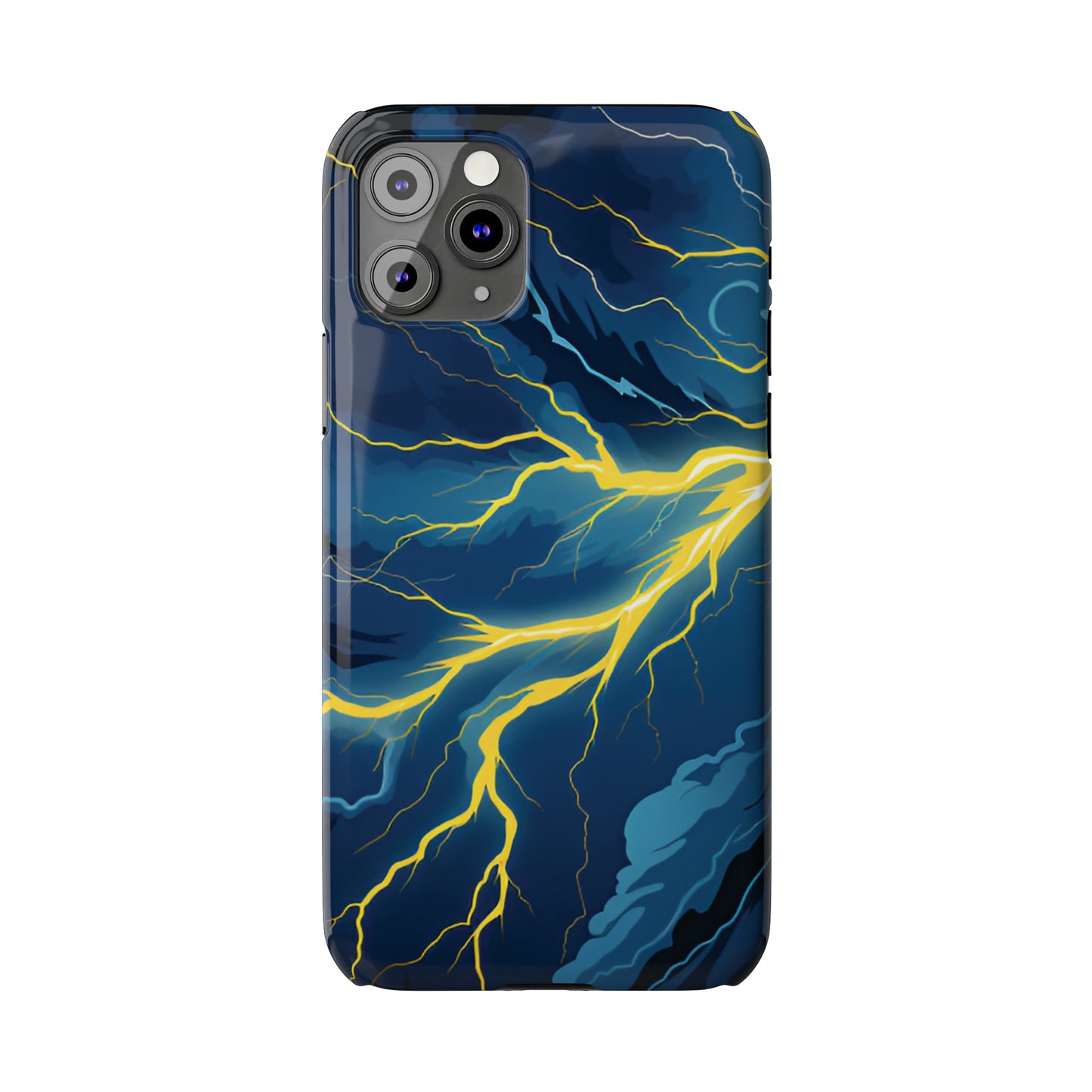 Lightning Strikes Slim Phone Cases