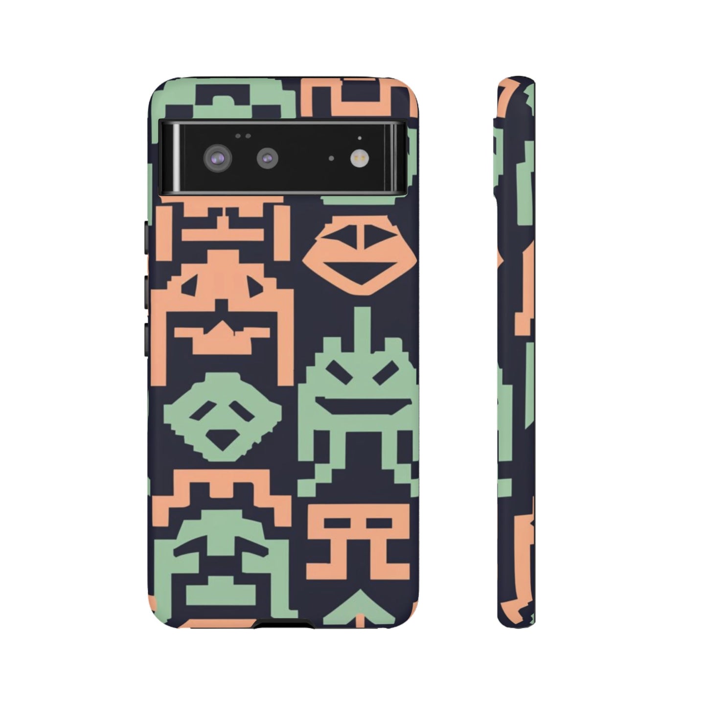 Vintage Video Space Game Graphics Tough Cell Phone Case - Ruppy's Creations