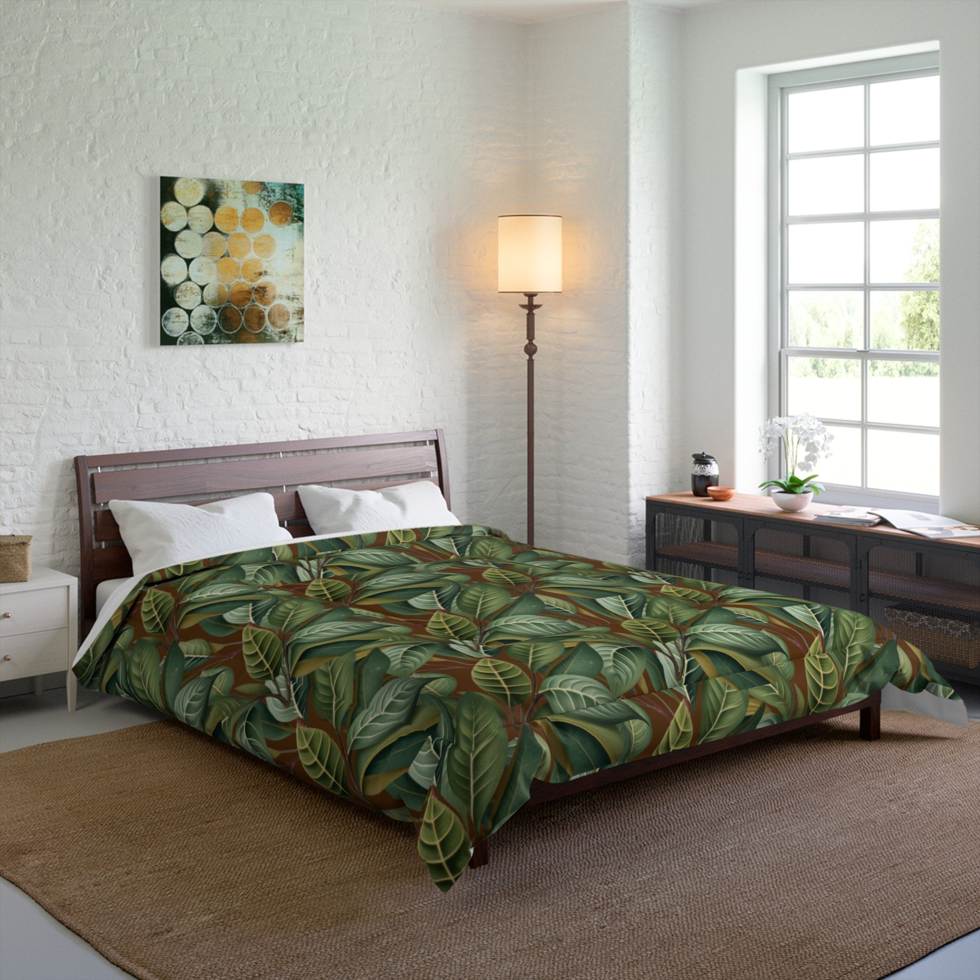 nature retreat bedding theme