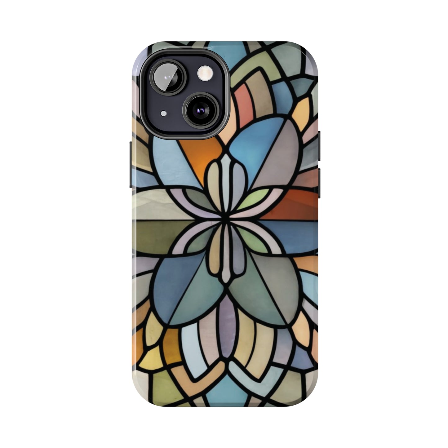 Stained Glass Look Tough Phone Case For I-Phone