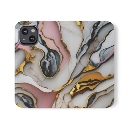 Golden Marble Folio Case