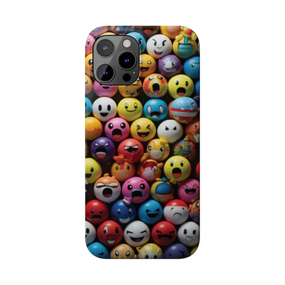 Emoji fun Slim Phone Cases