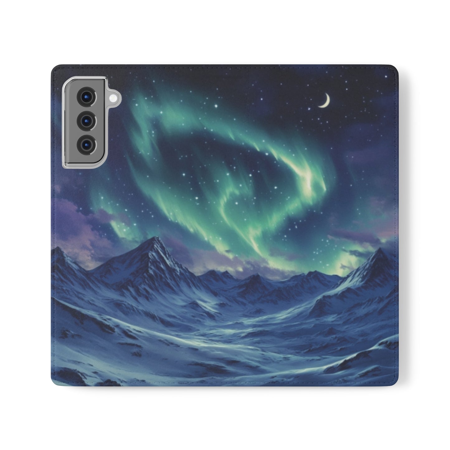 Winter Aurora Folio Phone Case - Ruppy's Creations