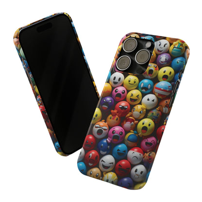 Emoji fun Slim Phone Cases