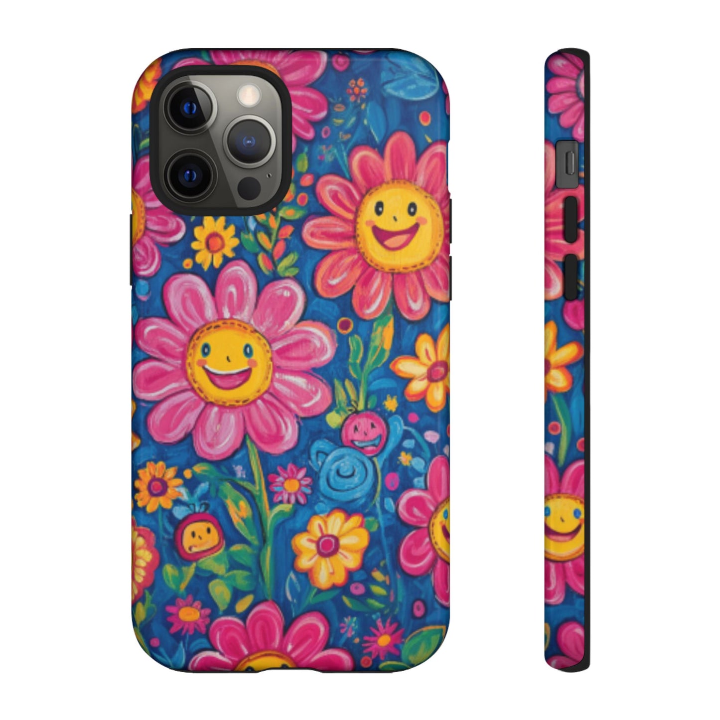 Cheerful Floral Tough Cell Phone Case - Ruppy's Creations