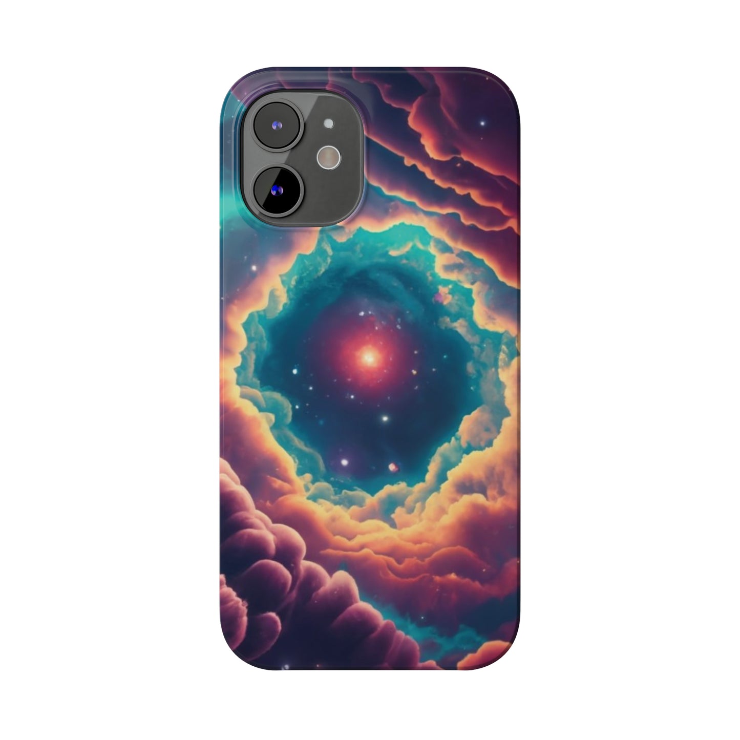 Space Nebula Slim Phone Case For I-phone