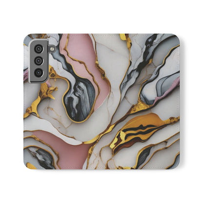 Golden Marble Folio Case