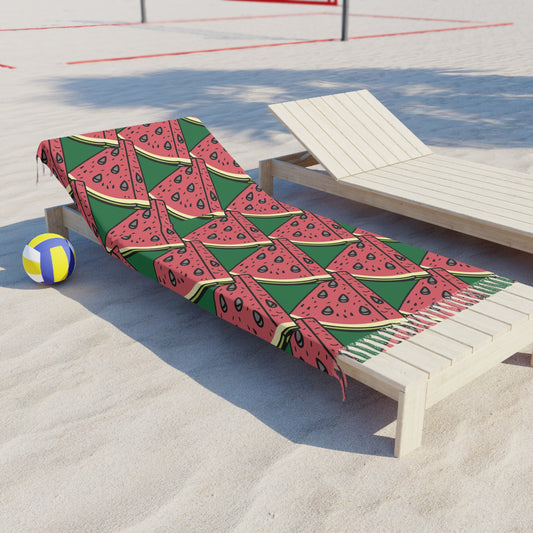 watermelon beach mat