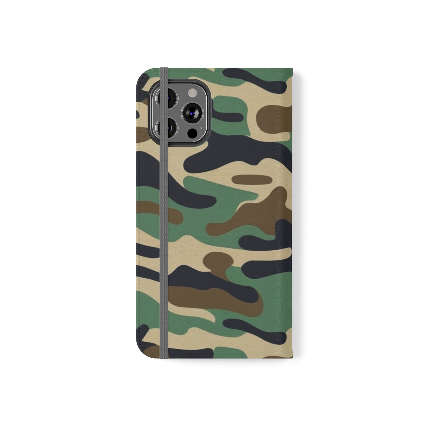 Camouflage Folio Phone Case