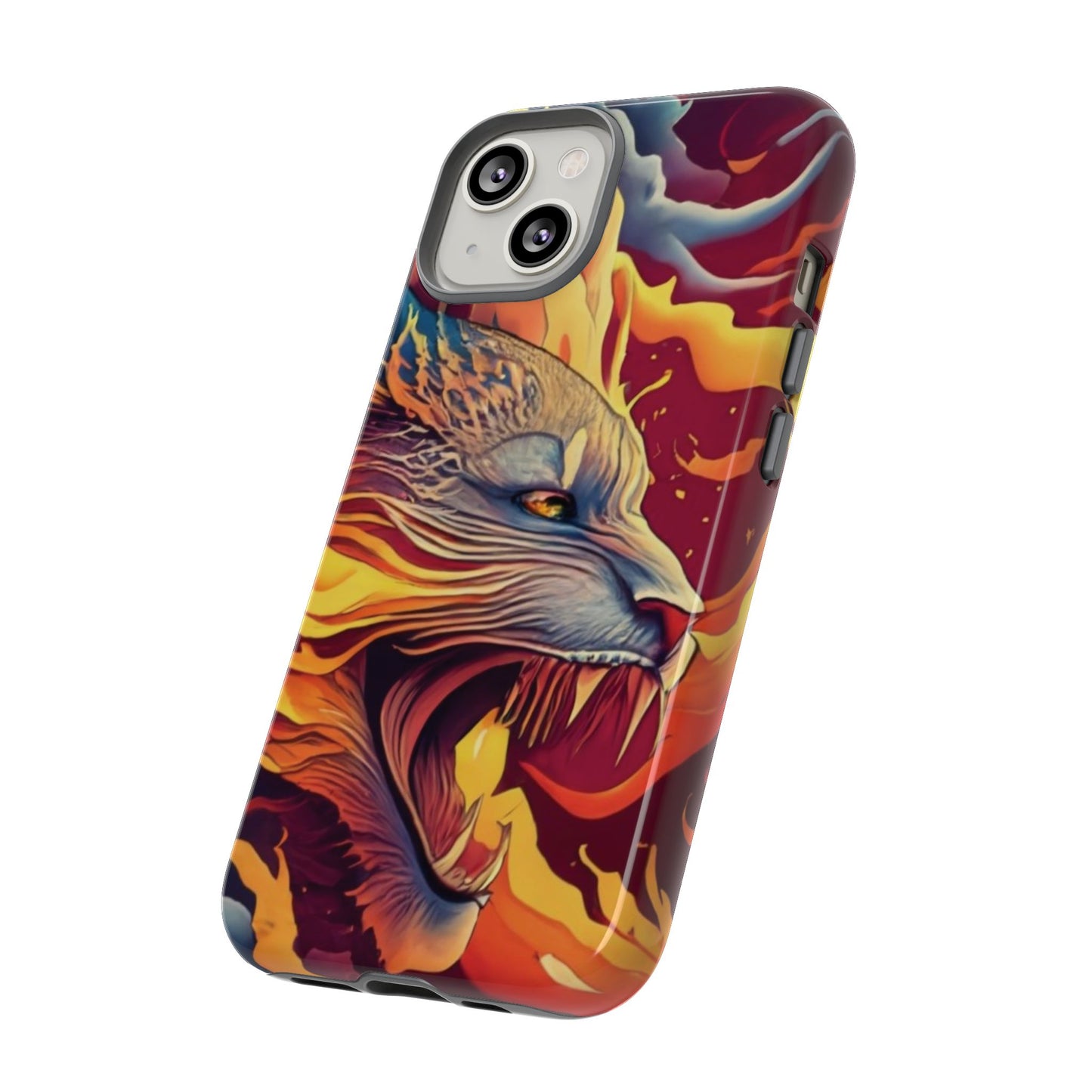 Blazing Beast Cell Phone Tough Case for I Phone, Samsung and Google Pixel