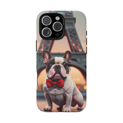 French Bull Dog in Paris Cell Phone Tough Case - Ruppy's Creations