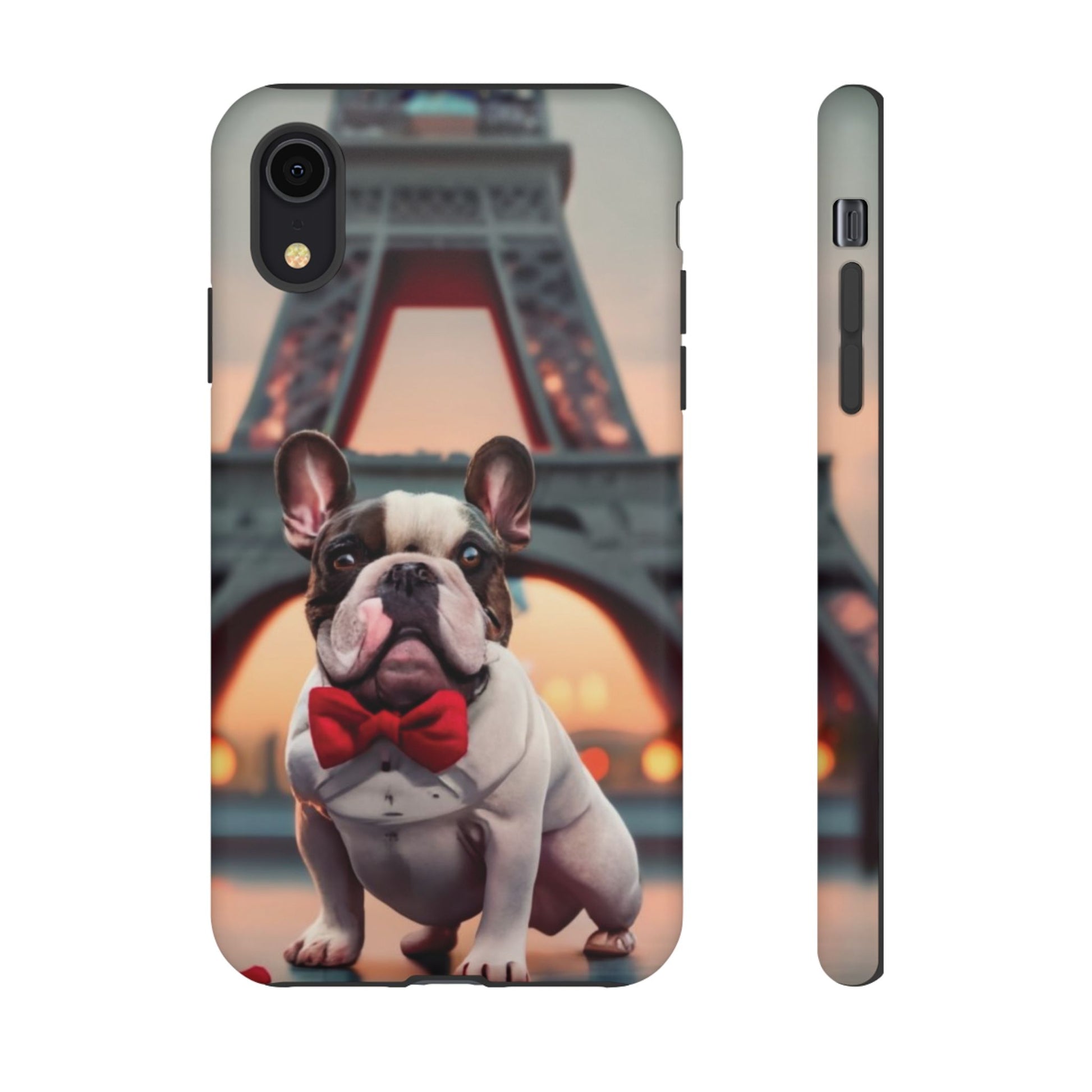 French Bull Dog in Paris Cell Phone Tough Case - Ruppy's Creations