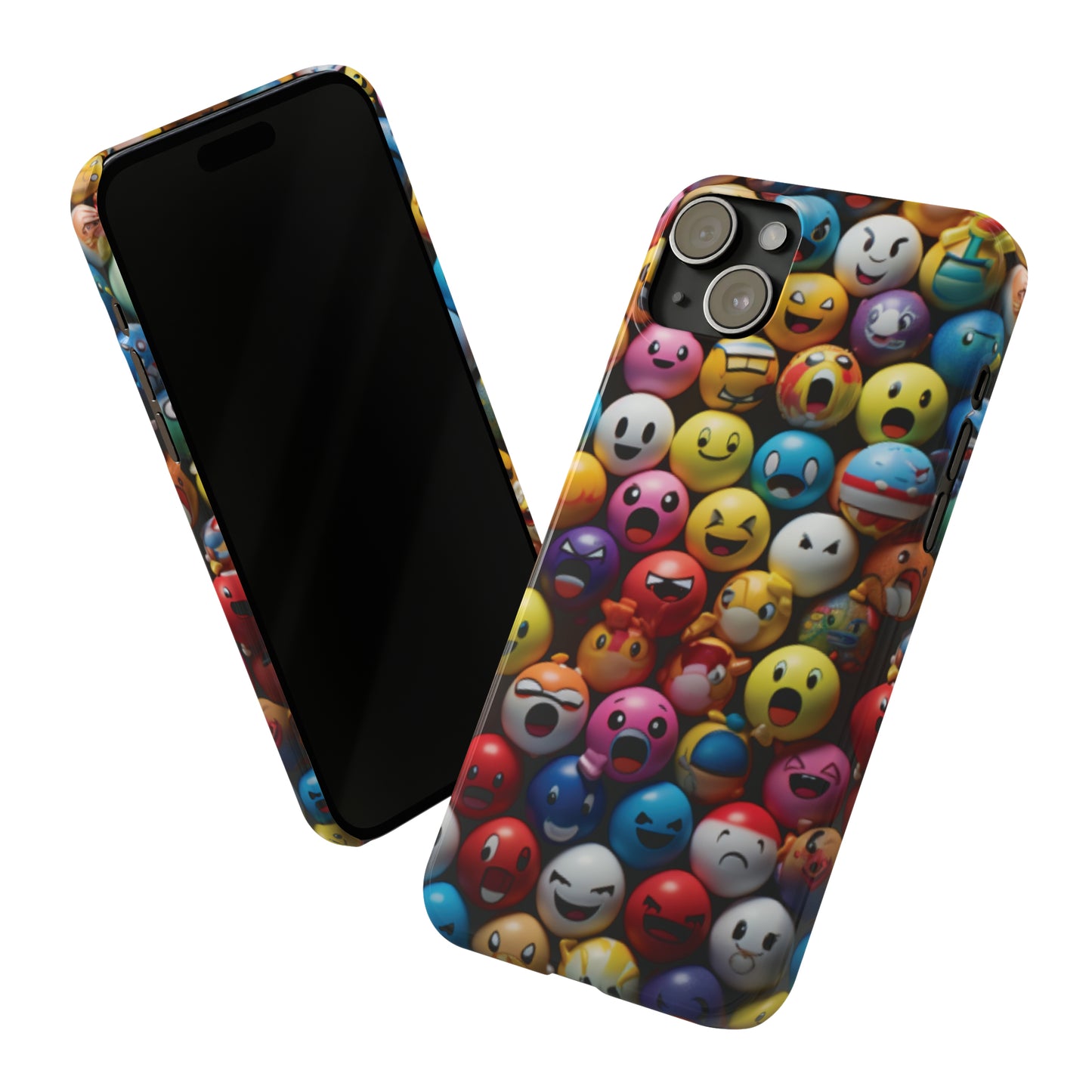 Emoji fun Slim Phone Cases