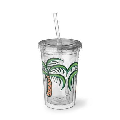 Palm Tree Suave Acrylic Cup