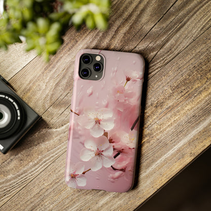 Cherry Blossom Slim Phone Case For I-PHone