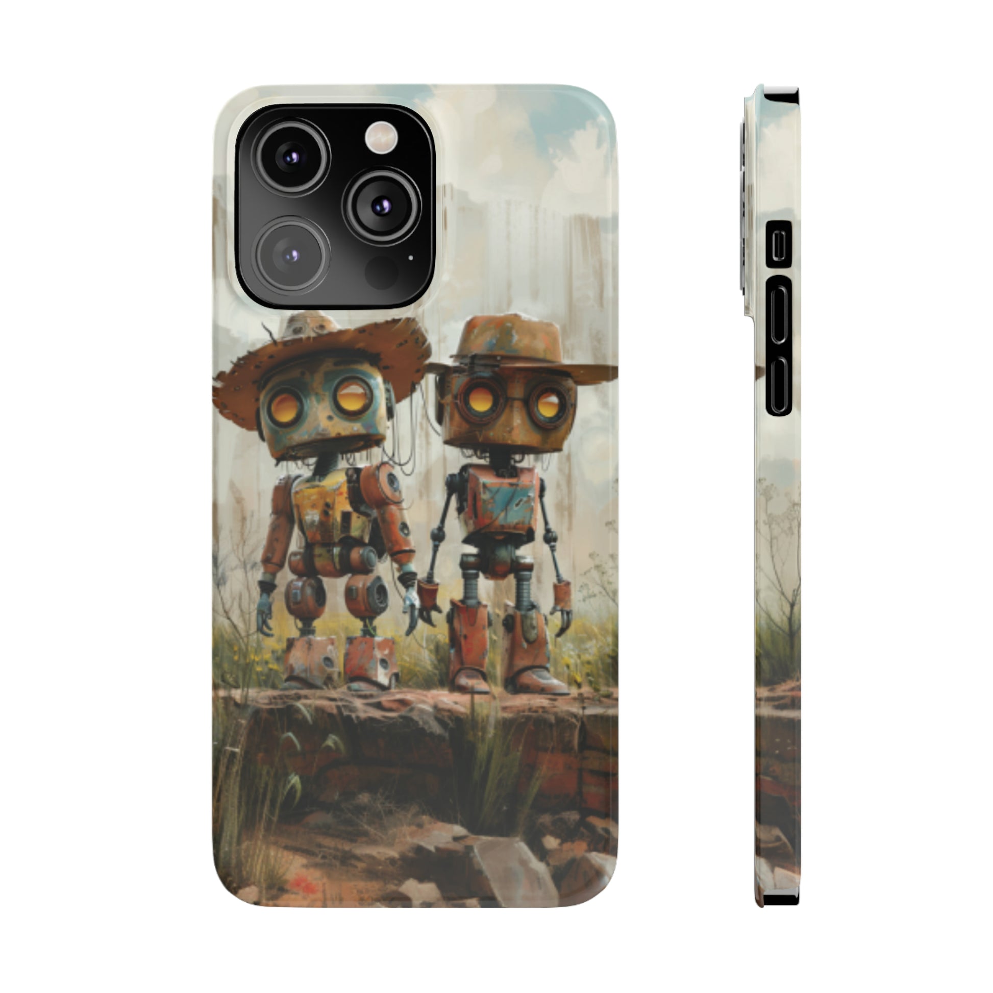 Cowboy Cowbots Slim Phone Case - Ruppy's Creations