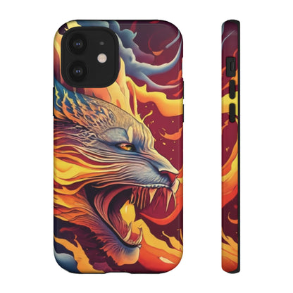 Blazing Beast Cell Phone Tough Case for I Phone, Samsung and Google Pixel