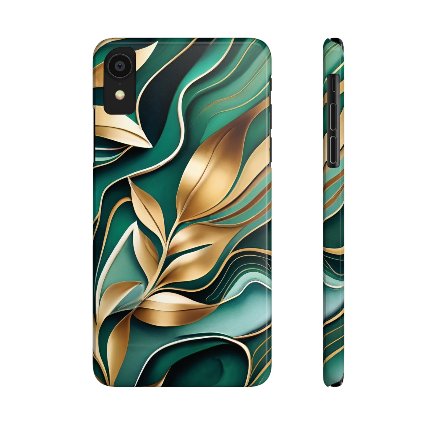 Mystic Leaf Slim Phone Case For I phone