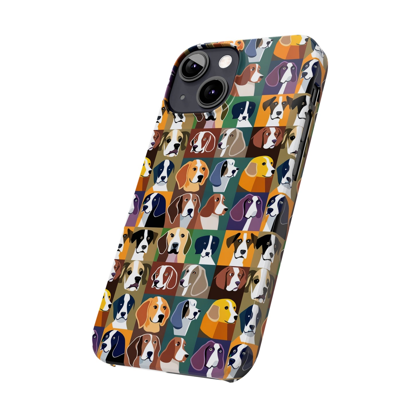 Dog Lovers Print Slim I Phone Case