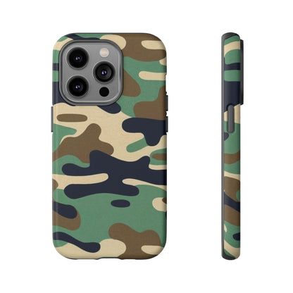 Camouflage Tough Phone Case for I phone, Samsung Galaxy and Google Pixel