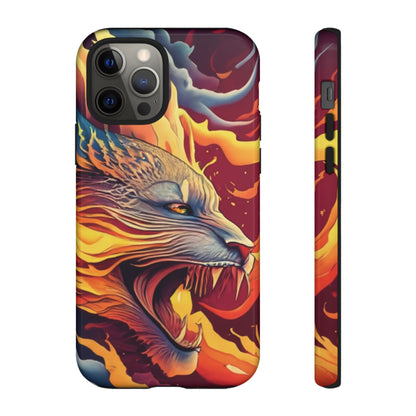 Blazing Beast Cell Phone Tough Case for I Phone, Samsung and Google Pixel