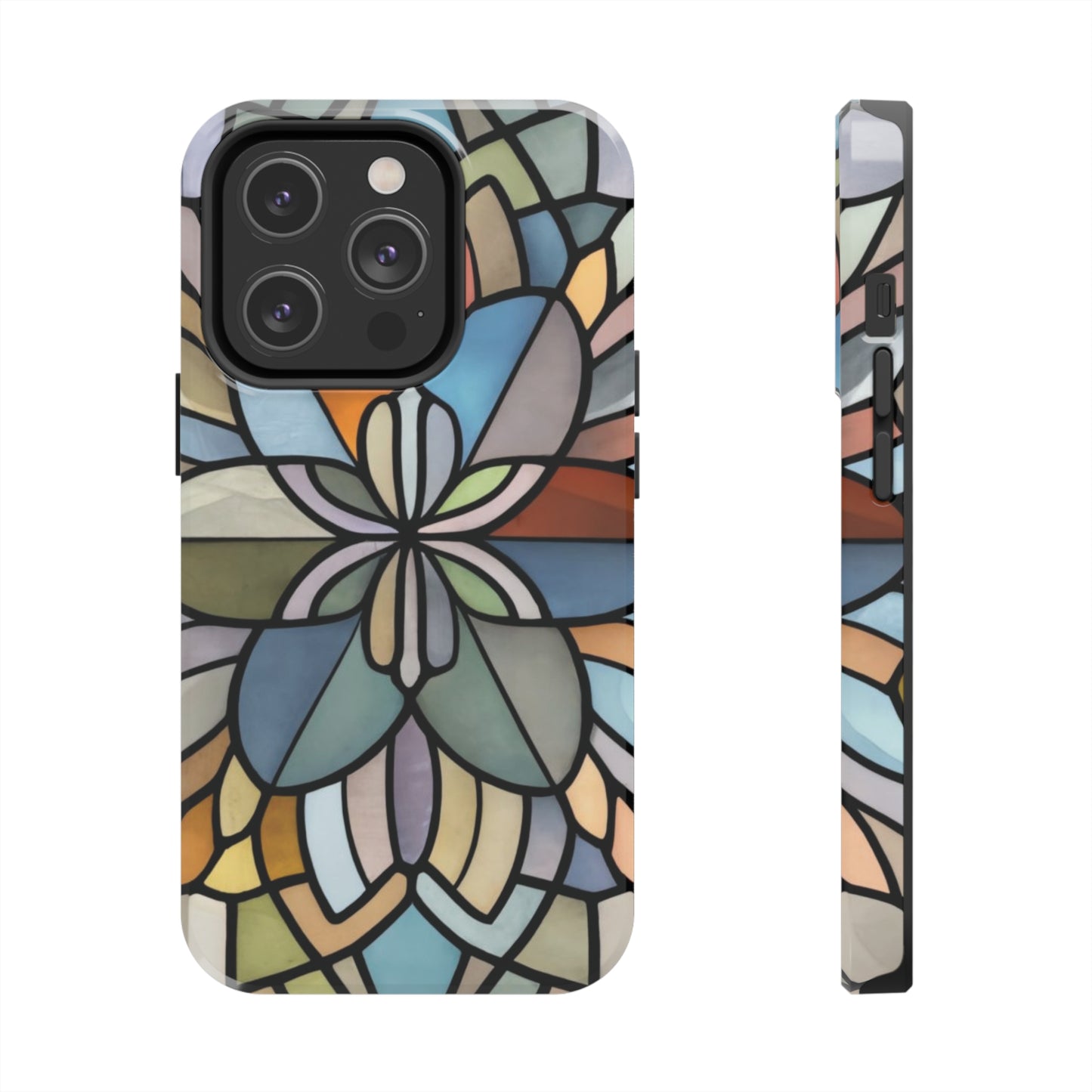 Stained Glass Look Tough Phone Case For I-Phone