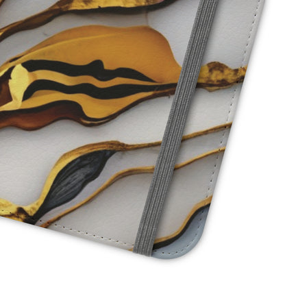 Golden Marble Folio Case