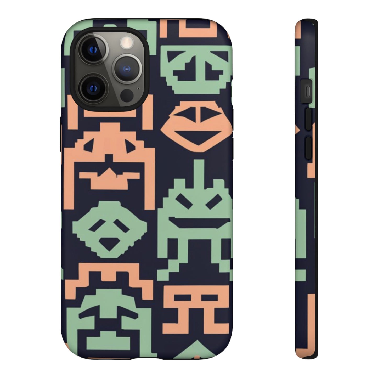 Vintage Video Space Game Graphics Tough Cell Phone Case - Ruppy's Creations