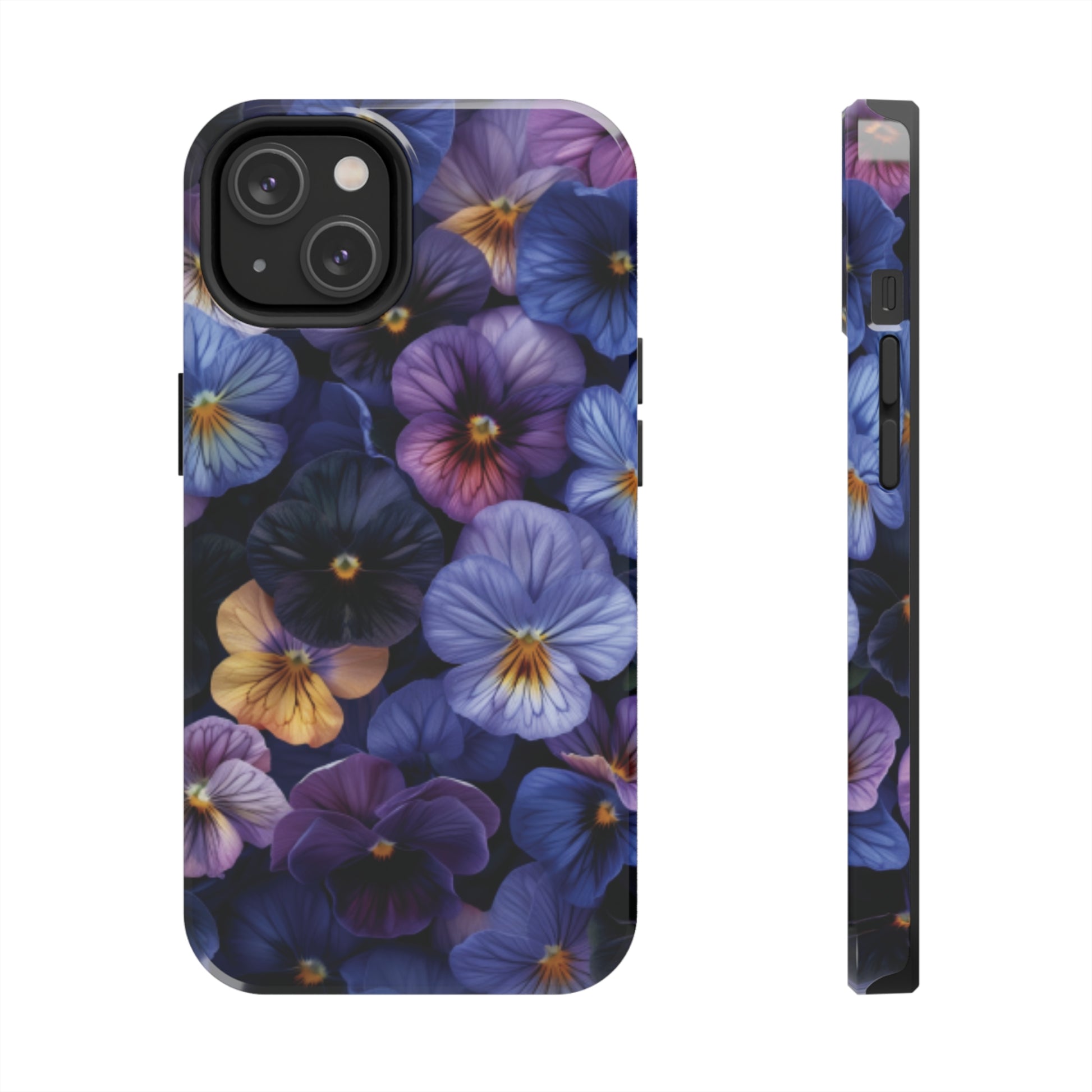 Pansy Flowers Tough iPhone Case - Ruppy's Creations