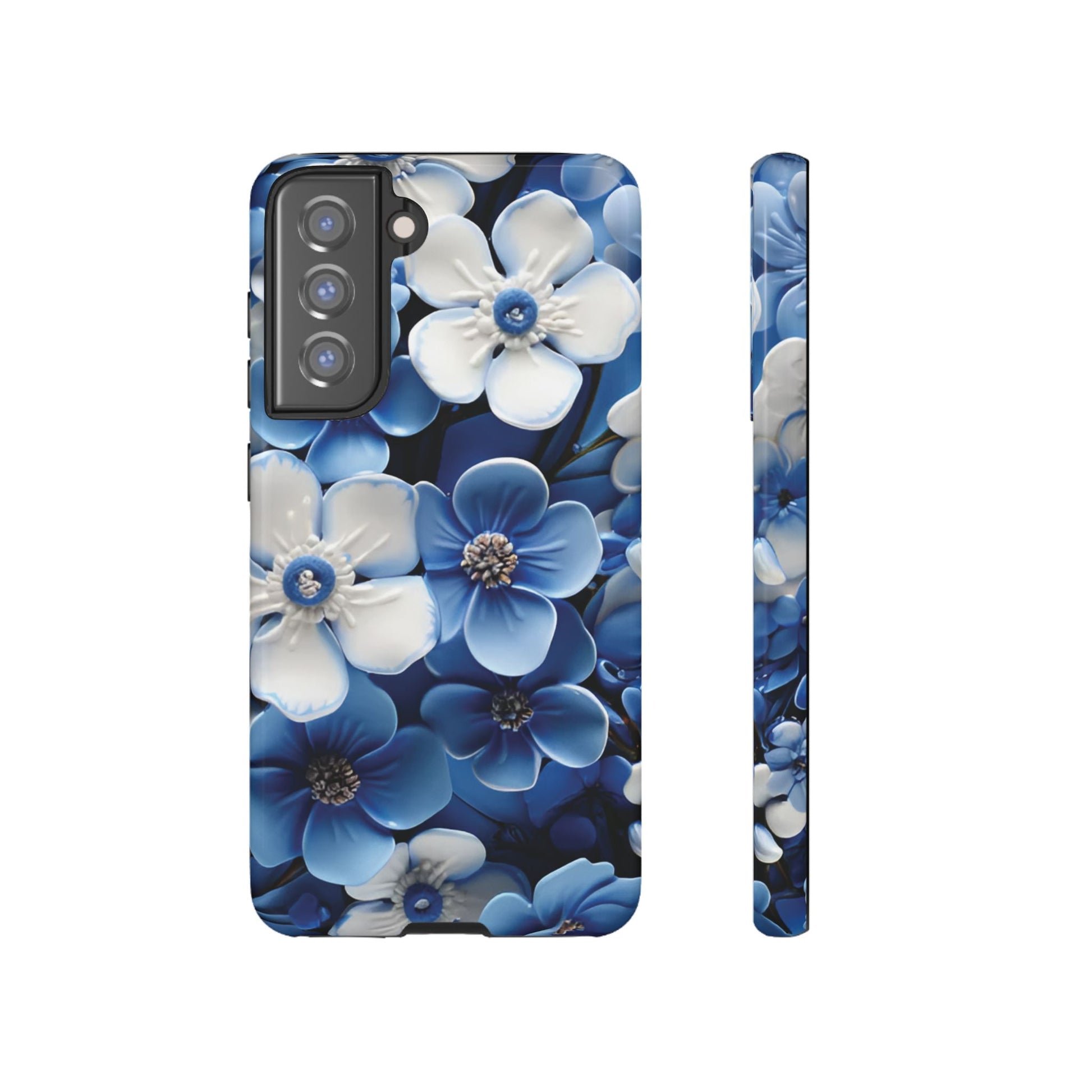 Forget - me - not Tough Cell Phone Case - Ruppy's Creations