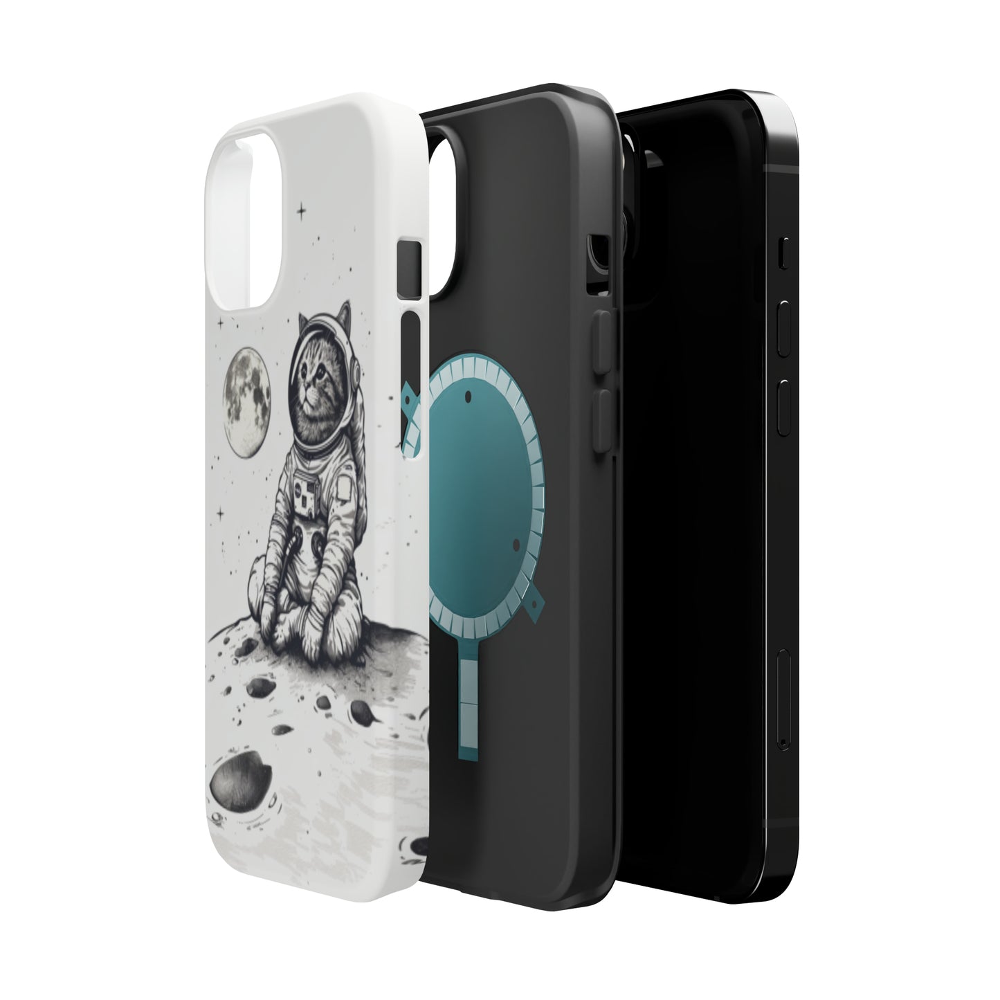 Space Cat MagSafe Tough iPhone Case - Ruppy's Creations