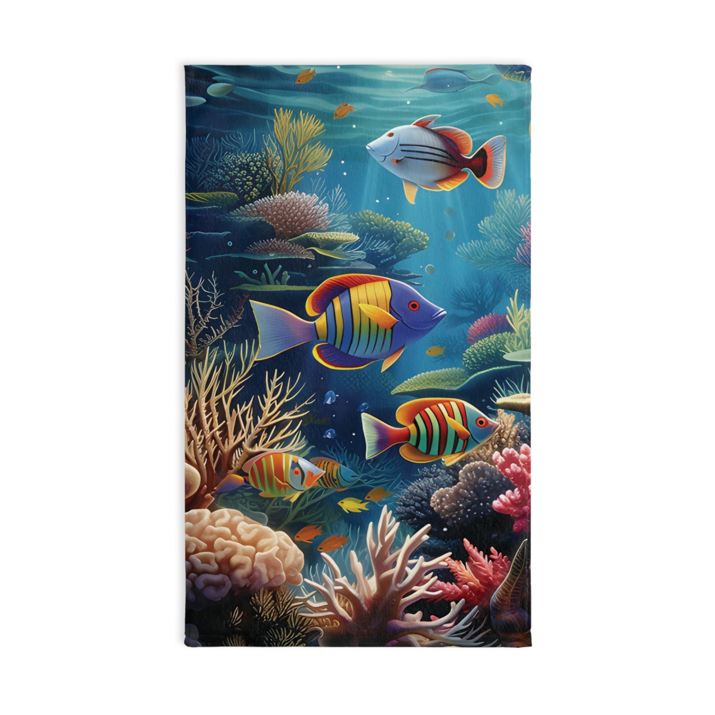 tropical theme hand towel