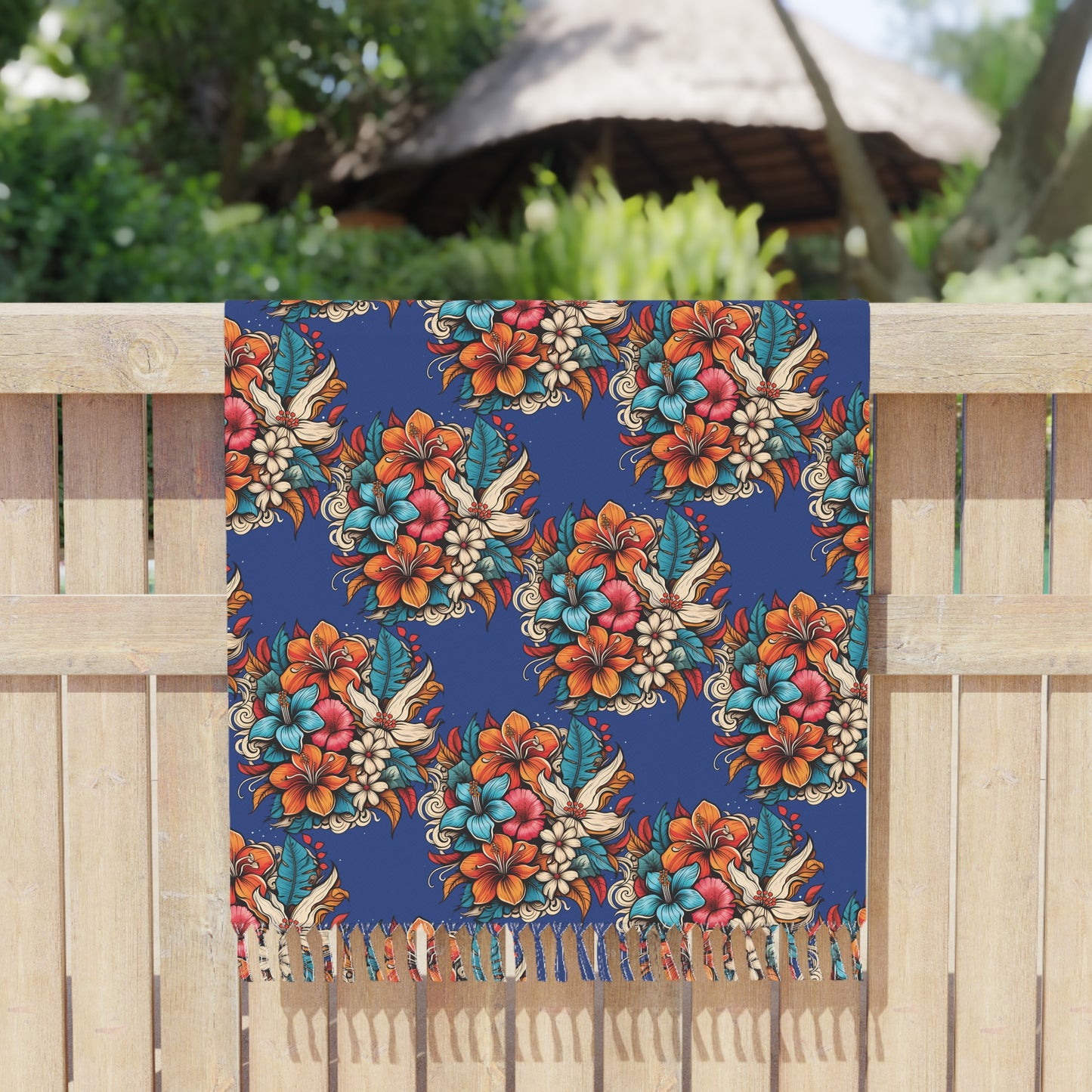 Hawaiian Floral Boho Beach Cloth