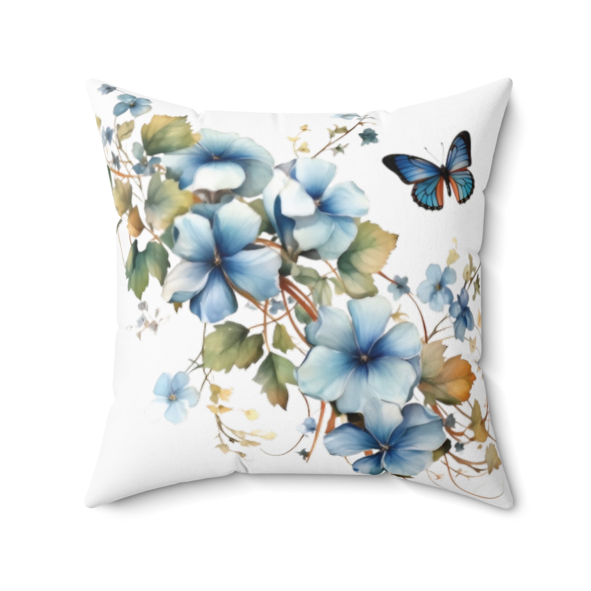 spring time floral throw pillow