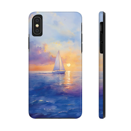 Watercolor Sailing Tough Phone Case for iphone & Samsung - Ruppy's Creations