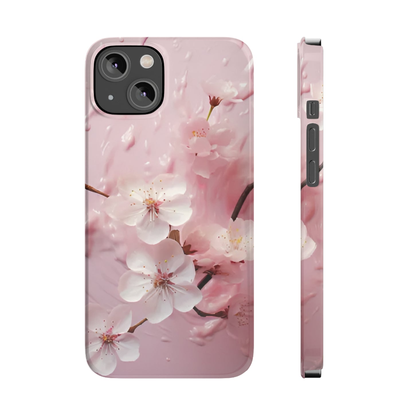 Cherry Blossom Slim Phone Case For I-PHone