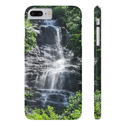 I Phone Waterfall Print Slim Phone Case