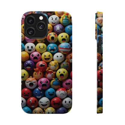 Emoji fun Slim Phone Cases