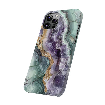 Amethyst & Jade Look Slim iPhone Case - Ruppy's Creations