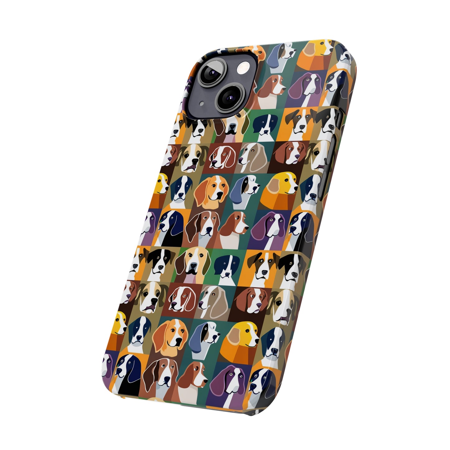 Dog Lovers Print Slim I Phone Case