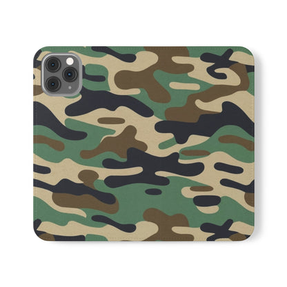 Camouflage Folio Phone Case