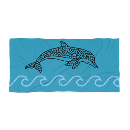 Dolphin beach towel