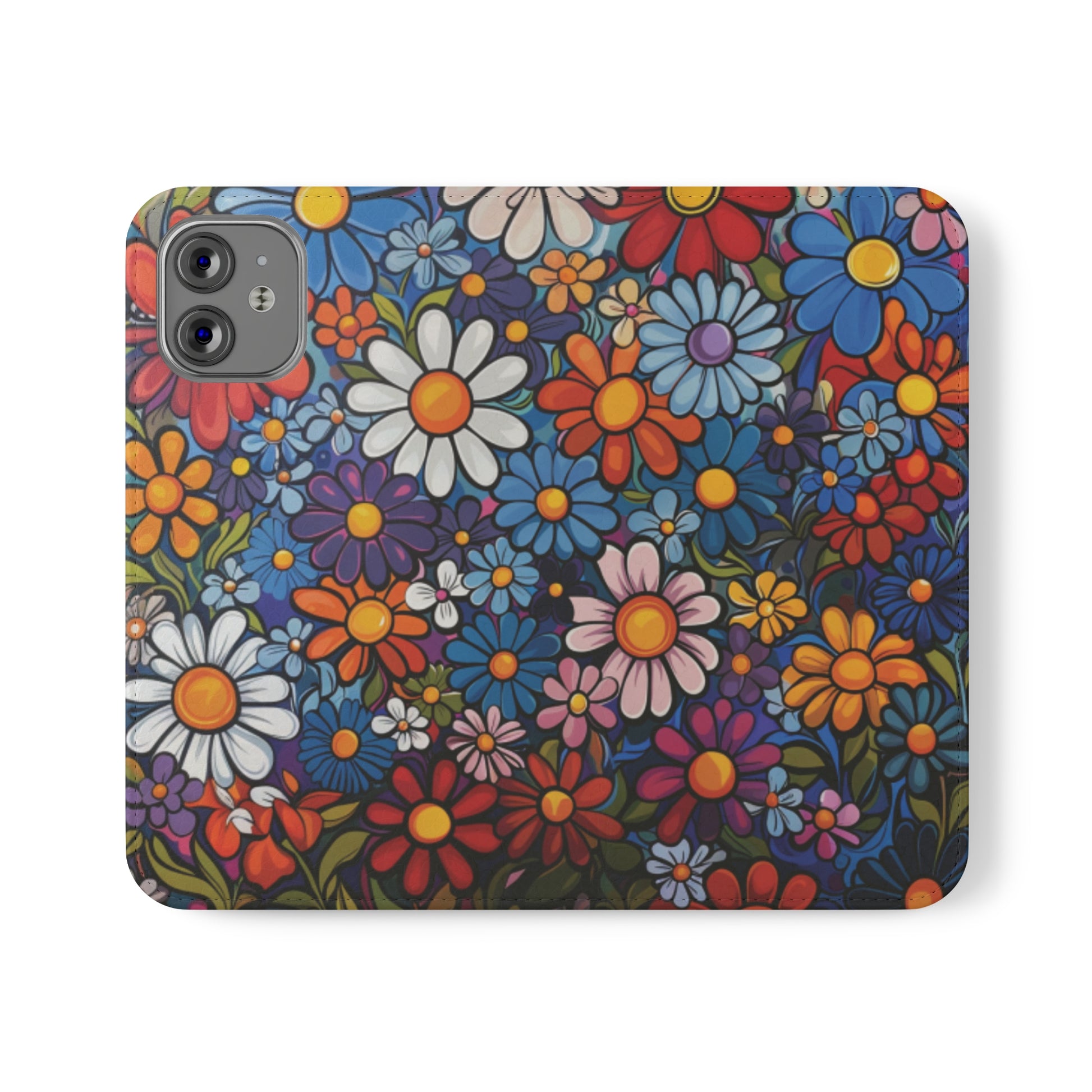 Hippie Floral Folio Case - Ruppy's Creations