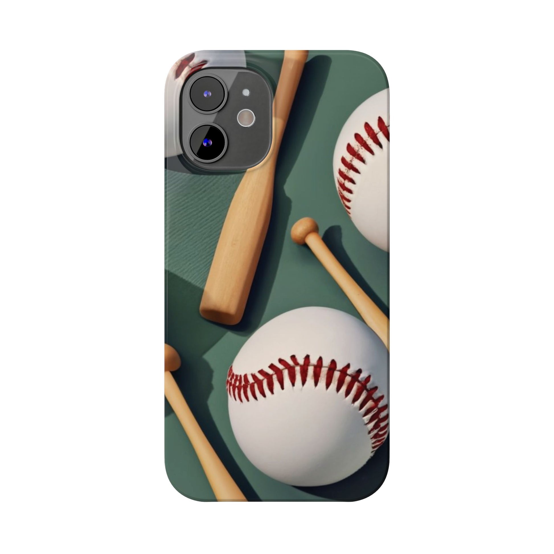 Baseball Fan I phone Slim Phone Cases - Ruppy's Creations