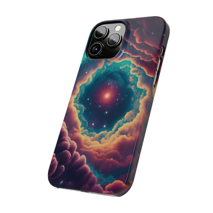 Space Nebula Slim Phone Case For I-phone