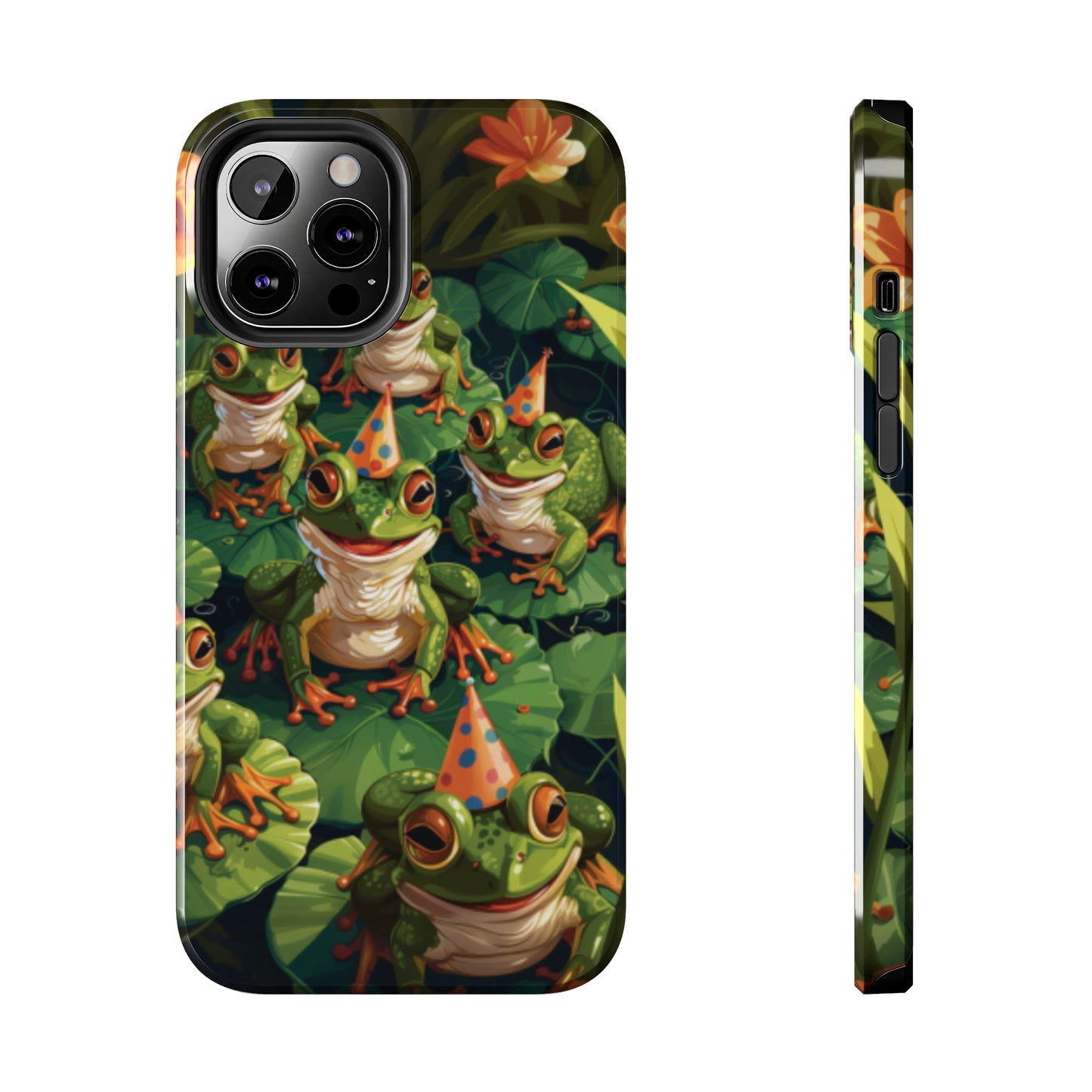 Frog Party Tough iPhone Case - Ruppy's Creations