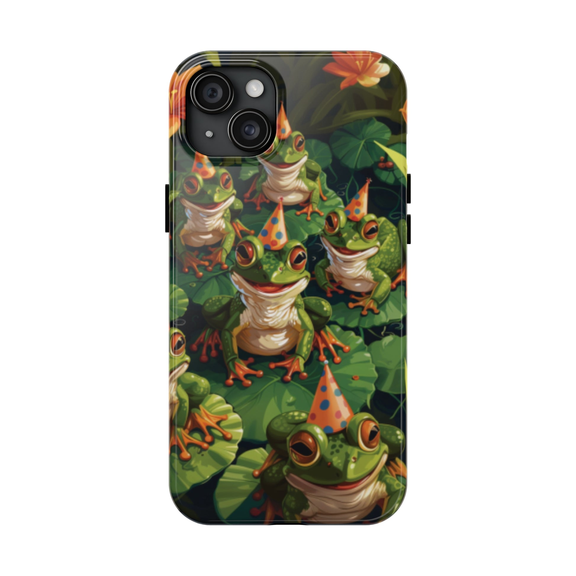 Frog Party Tough iPhone Case - Ruppy's Creations